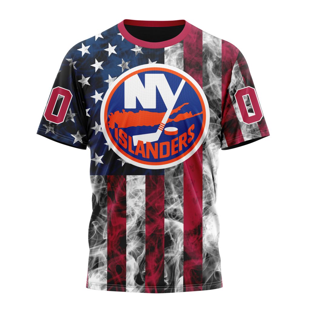 New York Islanders Special Design For Independence Day The Fourth Of July 01 Personalized Name And Number T-Shirt Oregontrailrvpk Shirt