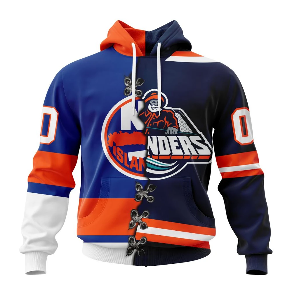 New York Islanders Special Home Mix Reverse Retro Personalized Kits All Over Print Hoodie Style 36319