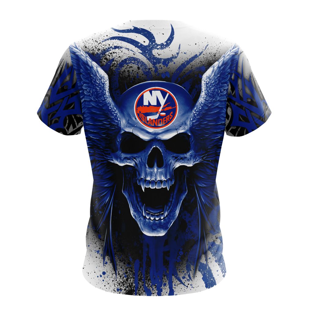 New York Islanders Special Kits With Skull Art T-Shirt Oregontrailrvpk Shirt