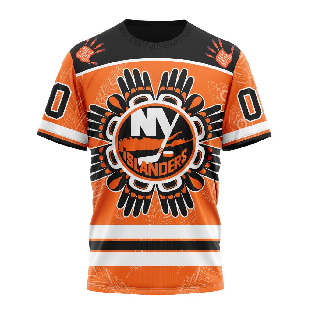 New York Islanders Special National Day For Truth And Reconciliation Design 01 Personalized Name And Number T-Shirt Oregontrailrvpk Shirt