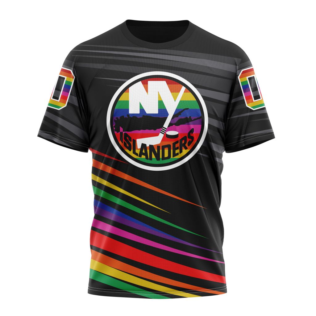 New York Islanders Special Pride Design Hockey Is For Everyone 01 Personalized Name And Number T-Shirt Oregontrailrvpk Shirt