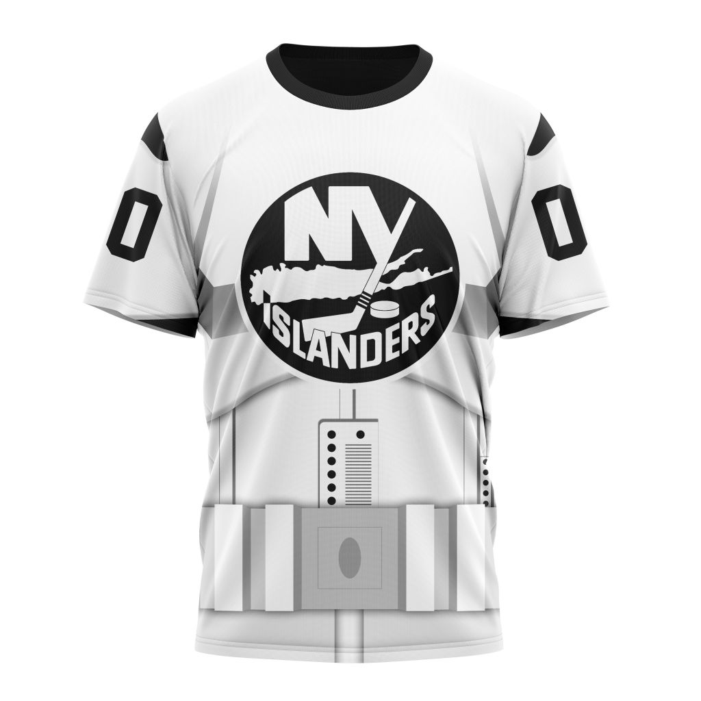 New York Islanders Special Star Wars Stormtroopers Design Personalized Name And Number T-Shirt Oregontrailrvpk Shirt