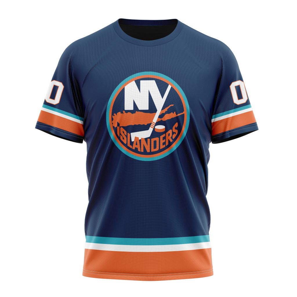 New York Islanders Special Throwback Design 01 Personalized Name And Number T-Shirt Oregontrailrvpk Shirt