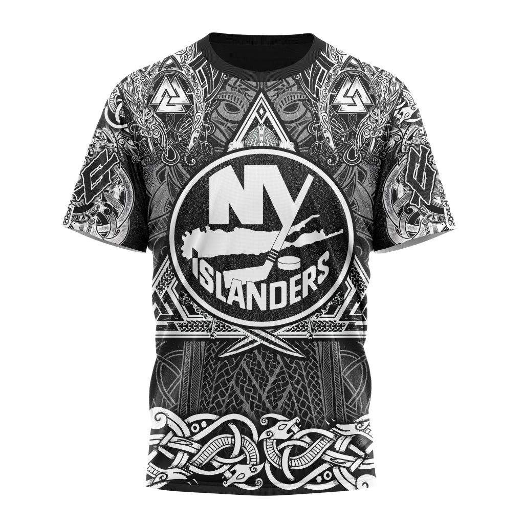 New York Islanders Special Viking Design 01 Personalized Name And Number T-Shirt Oregontrailrvpk Shirt