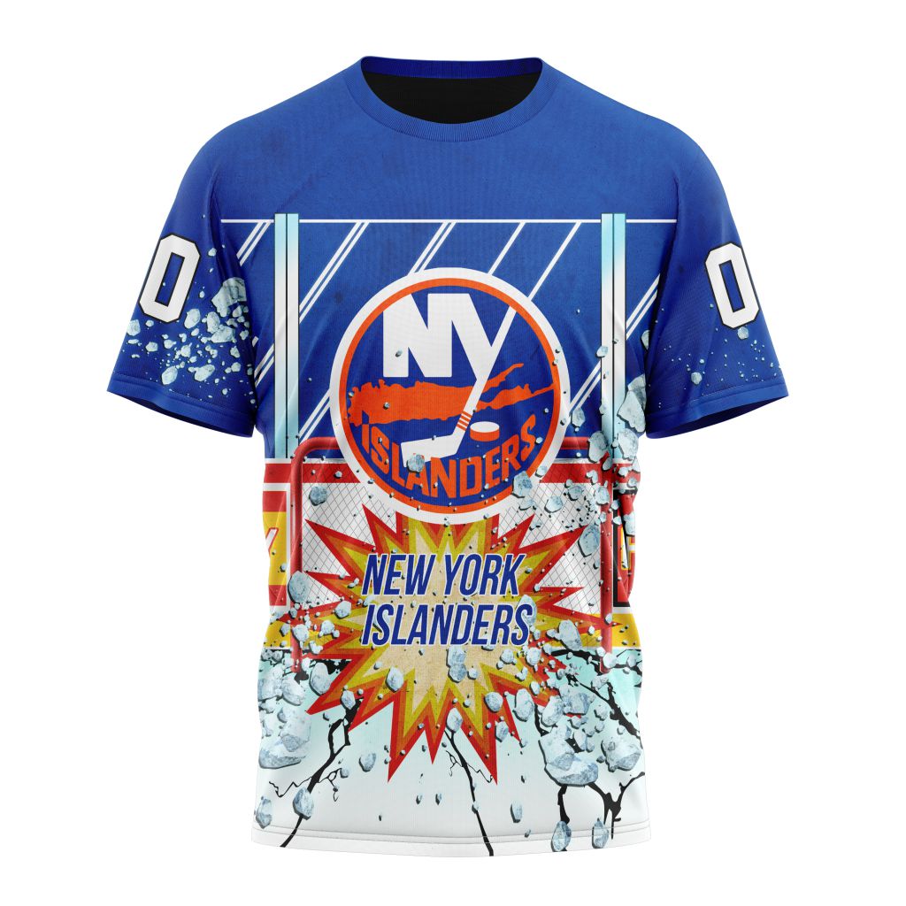 New York Islanders Specialized Jersey With Ice Hockey Arena Personalized Name And Number T-Shirt Oregontrailrvpk Shirt