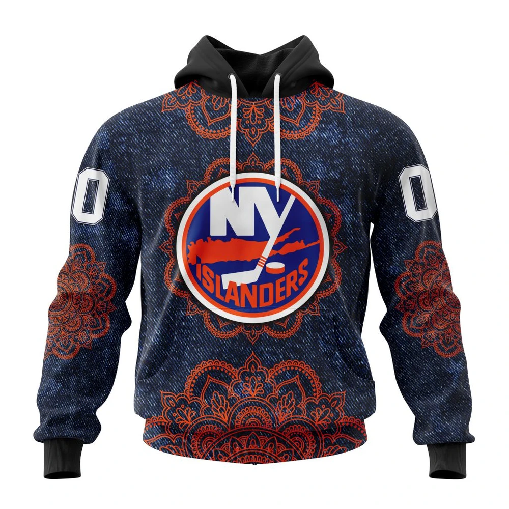 New York Islanders Specialized Mandala All Over Print Hoodie Style 12751