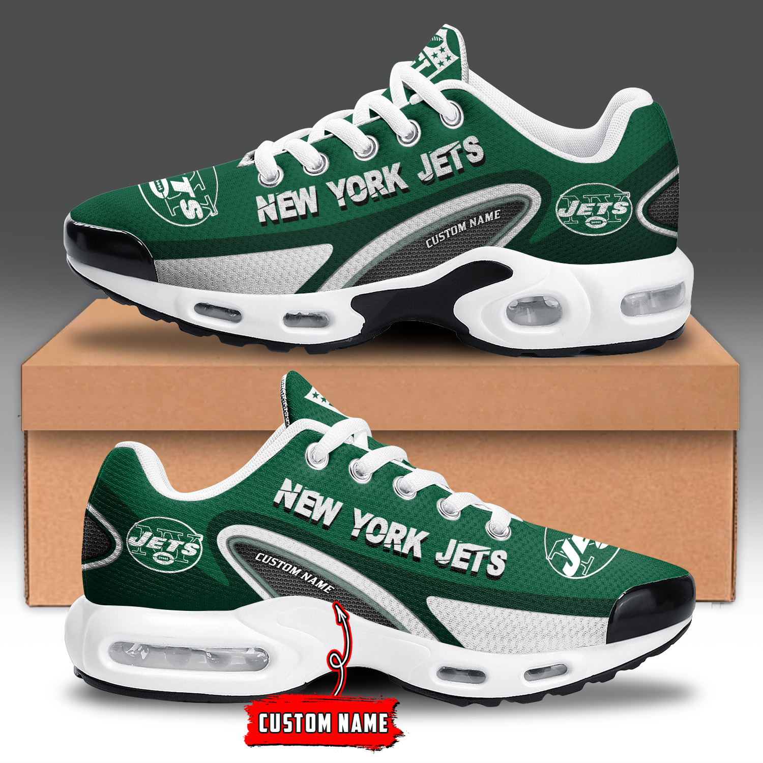 New York Jets Air Max Plus Shoes Sneakers For Men And Women