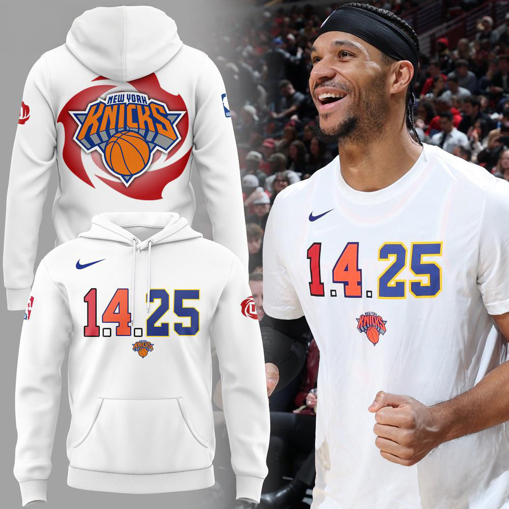 New York Knicks 1.4.25 Derrick Rose White Hoodie Gifts For Basketball Fan