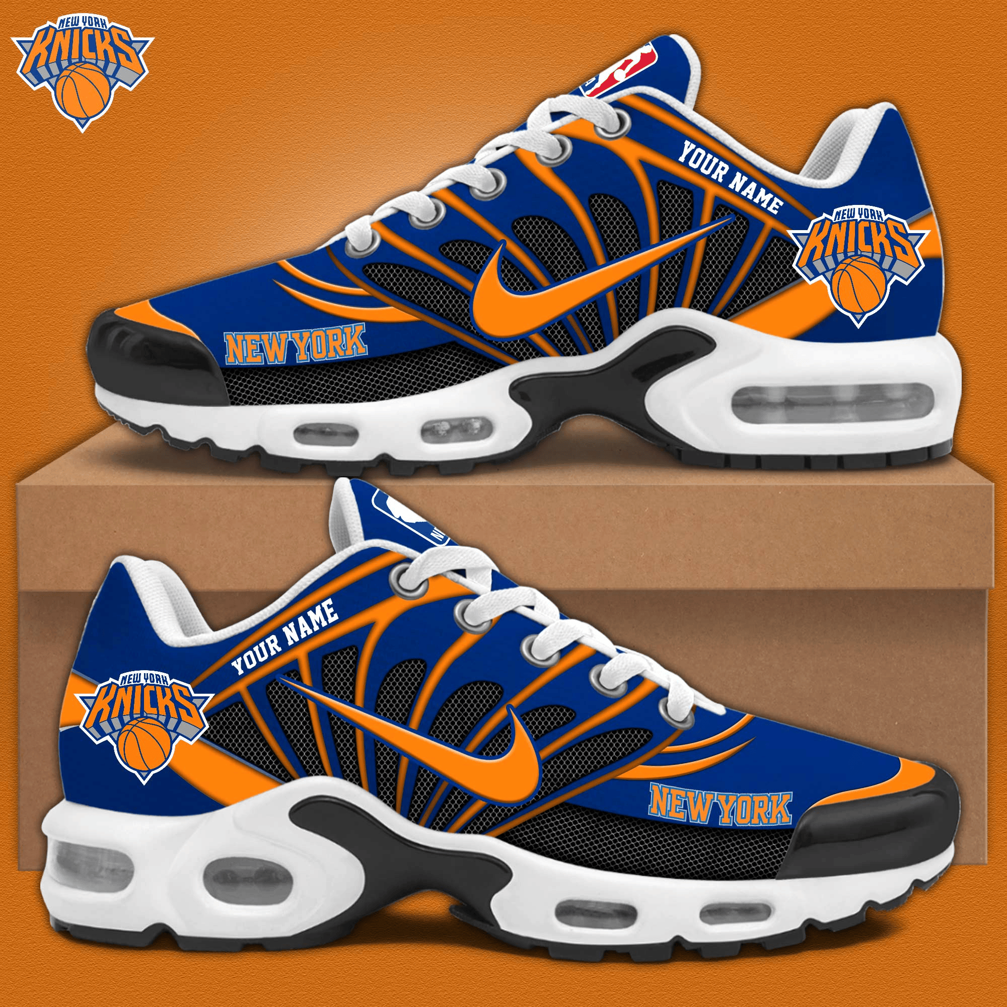 New York Knicks Air Max Plus Shoes Sneakers For Men And Women