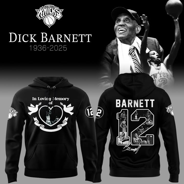 New York Knicks In Loving Memory Of Dick Barnett Hoodie Gift For Knicks Fans