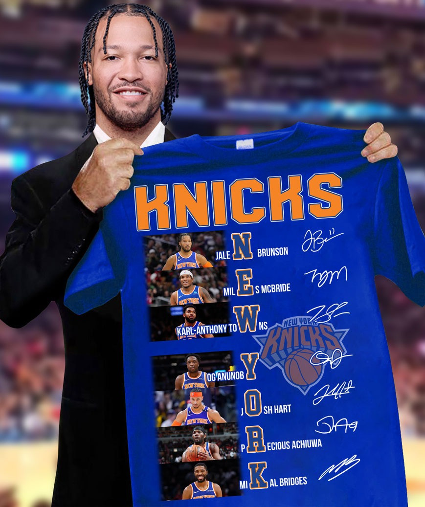 New York Knicks Legends T-Shirtignature Basketball Best Gifts For NY Knicks Fans Oregontrailrvpk Shirt
