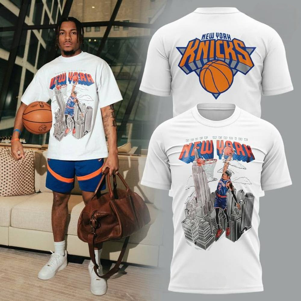 New York Knicks x Miles McBride T-Shirt Best Oregontrailrvpk Shirt