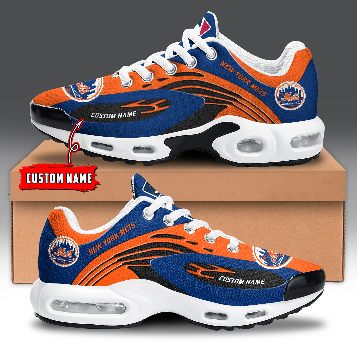 New York Mets Air Max Plus Shoes Sneakers For Men And Women