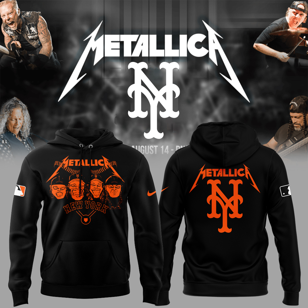 New York Mets Baseball Metallica Night Hoodie