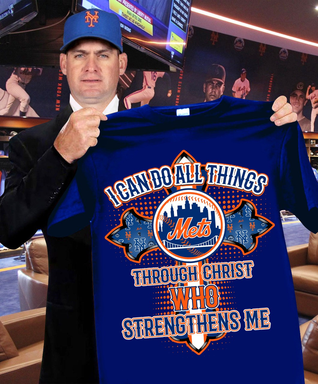 New York Mets Faith T-Shirt I Can Do All Things Through Christ Who Strengthens Me Oregontrailrvpk Shirt