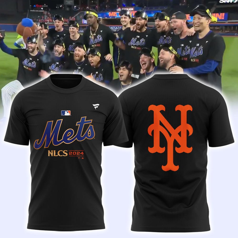 New York Mets Fanatics Black 2024 National League Division Champions Shirt Oregontrailrvpk Shirt