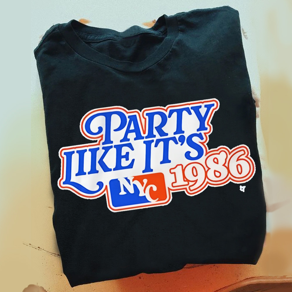 New York Mets Party Like It's 1986-2024 NLCS Shirt Gifts For Baseball Fan Oregontrailrvpk Shirt
