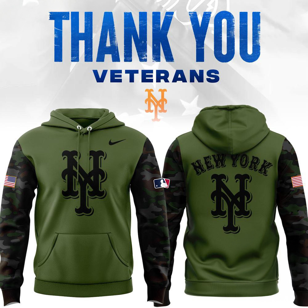 New York Mets Thank You Veterans Hoodie Gift For Basketball Lover