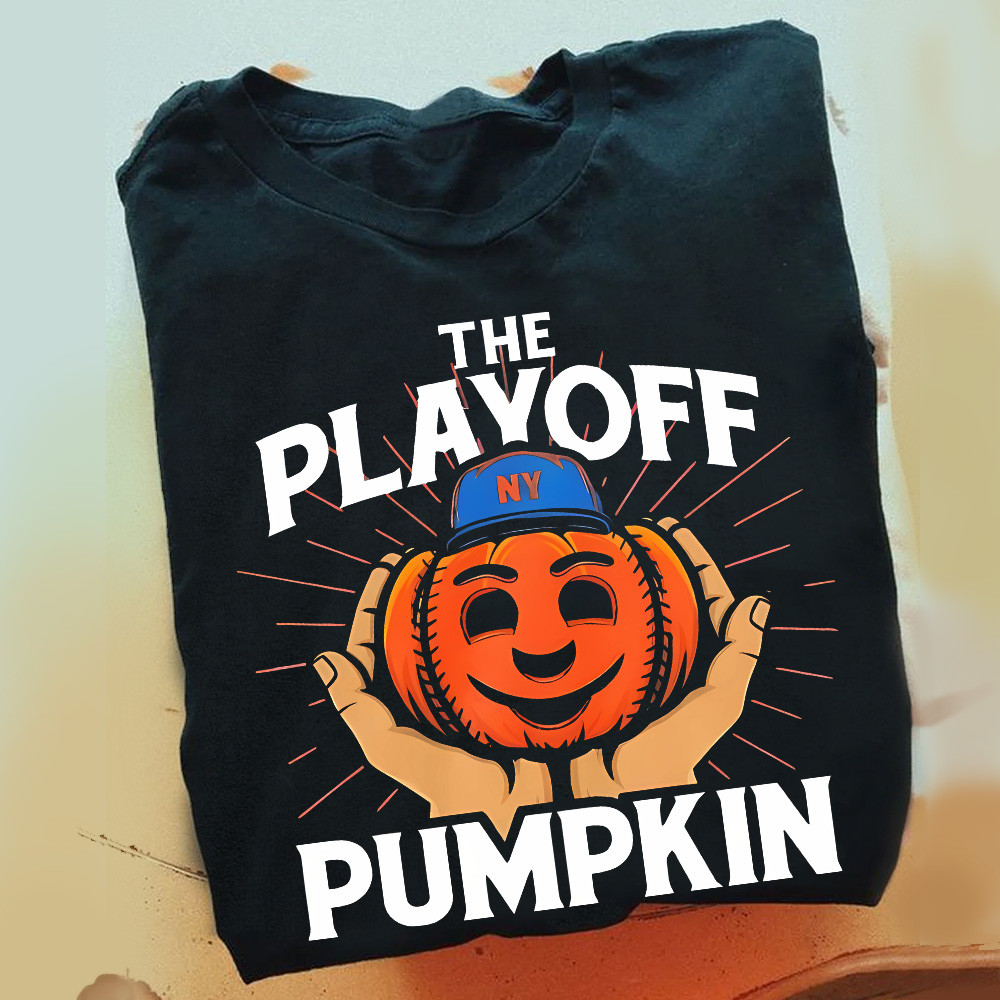 New York Mets The Playoff Pumpkin Shirt Halloween Oregontrailrvpk Shirt