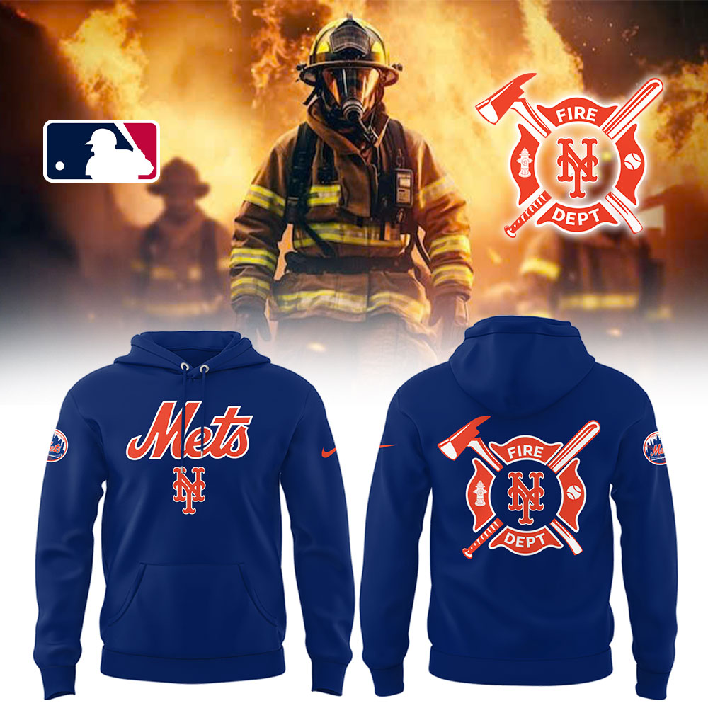 New York Mets x Firefighter Appreciation Night Hoodie Unique Baseball Gifts