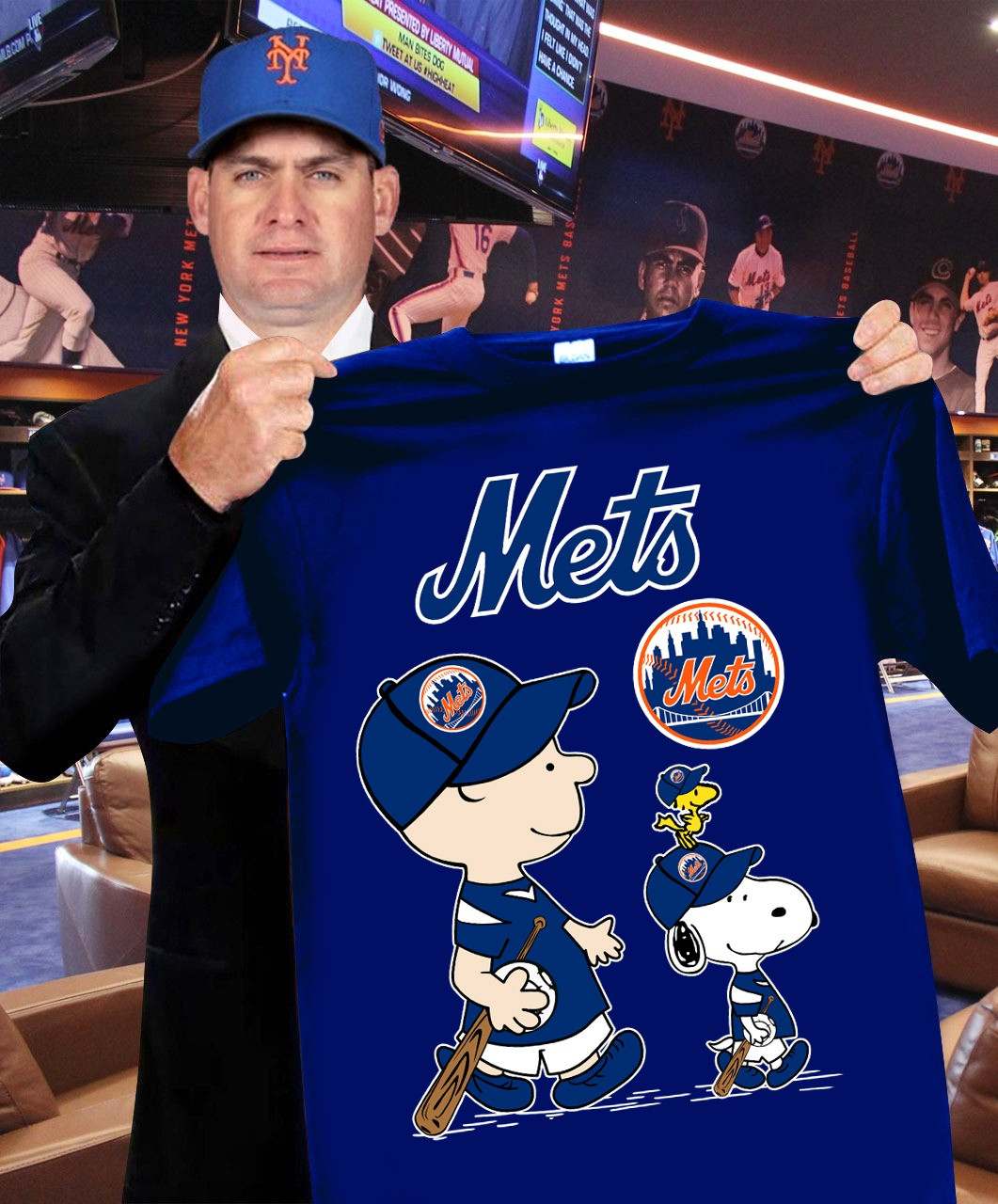 New York Mets x Peanuts Snoopy Charlie Brown T-Shirt Cute Gifts For Baseball Mets Fans Oregontrailrvpk Shirt