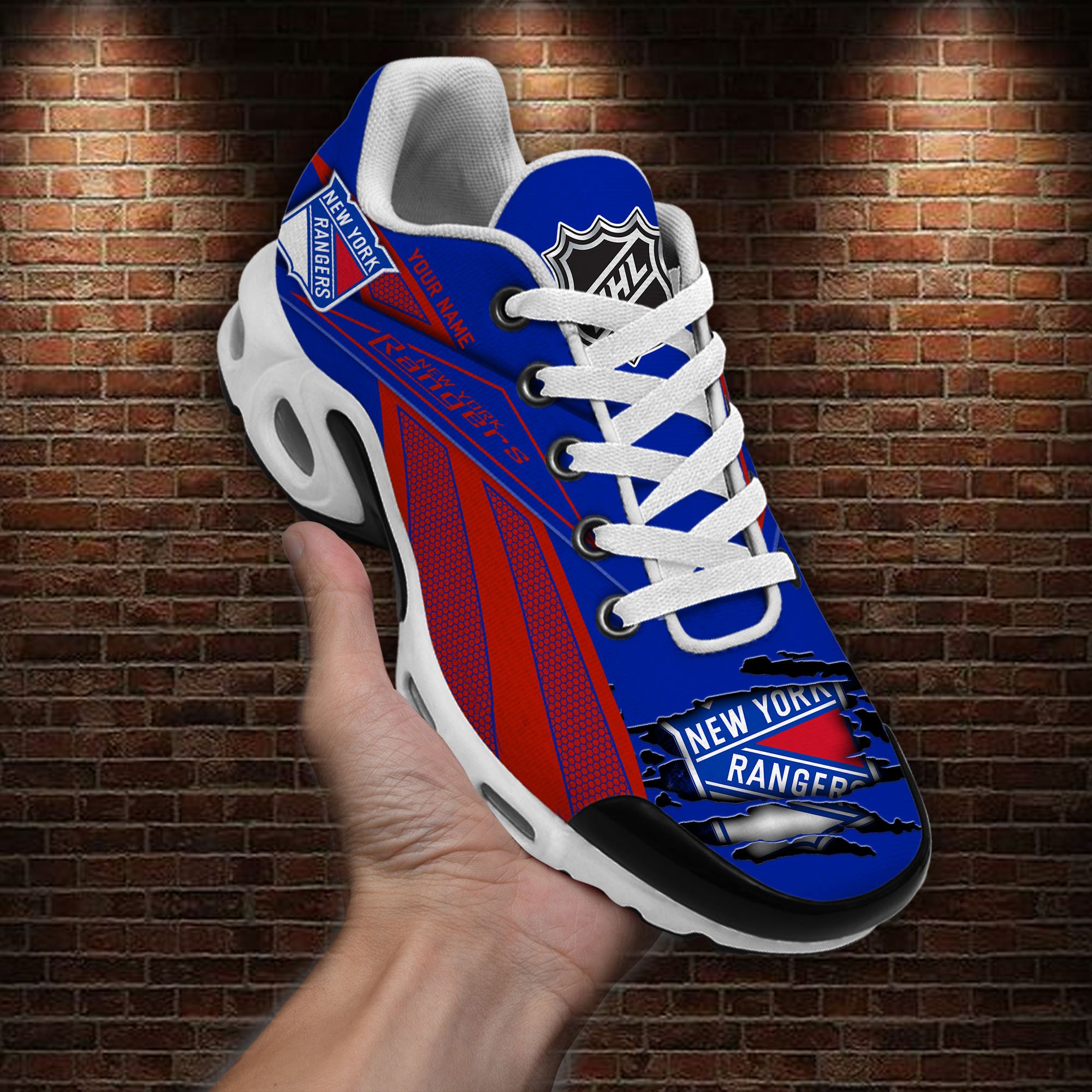 New York Rangers Air Max Plus Shoes Sneakers For Men And Women
