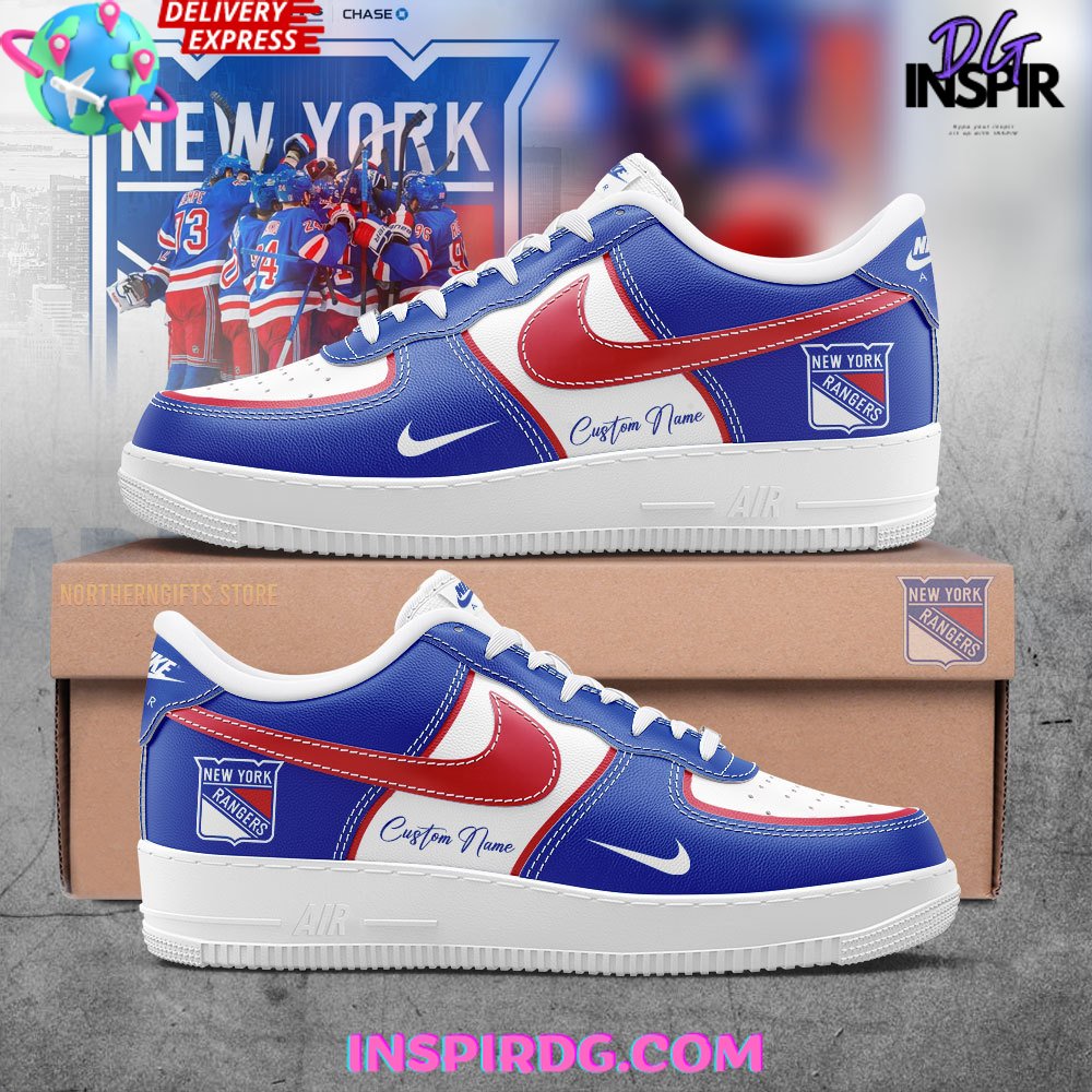 New York Rangers Custom Air Force 1