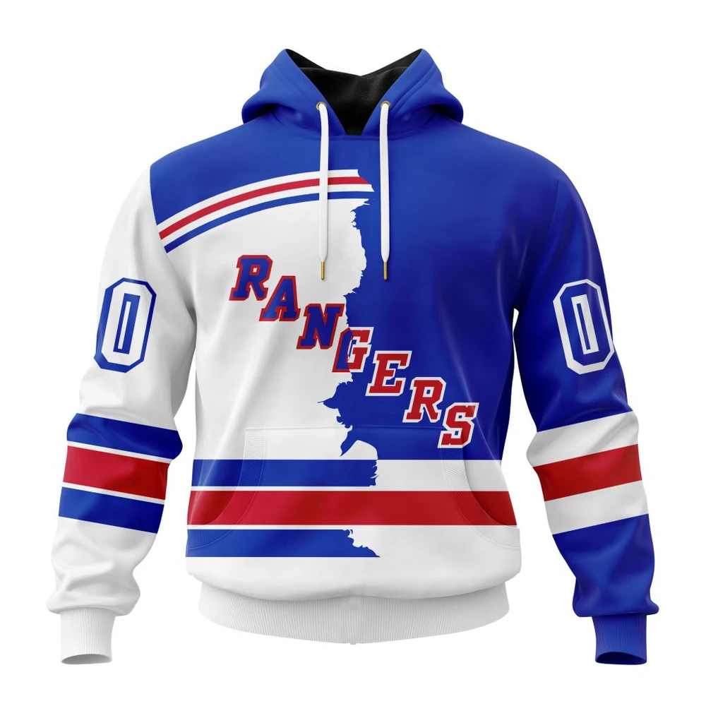 New York Rangers Personalize Home Mix Away Kits All Over Print Hoodie Style 27139