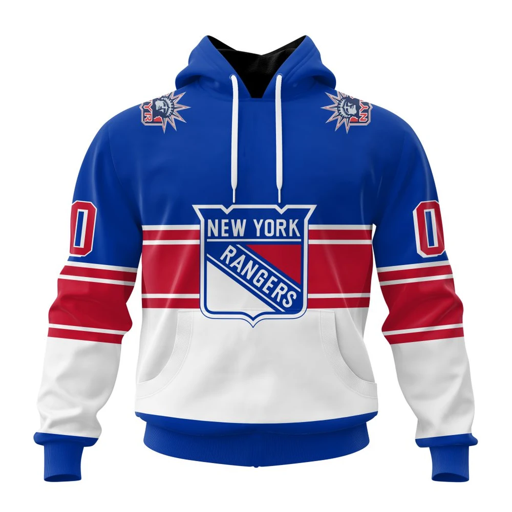 New York Rangers Personalized Alternate Concepts Kits All Over Print Hoodie Style 83655