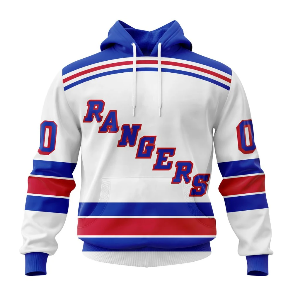 New York Rangers Personalized Away Kits All Over Print Hoodie Style 97415