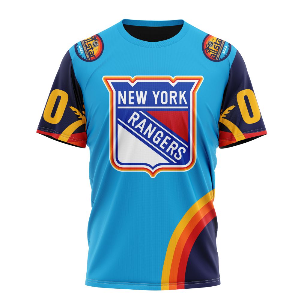 New York Rangers Special ALL-Star Game Design With Atlantic Ocean Personalized Name And Number T-Shirt Oregontrailrvpk Shirt