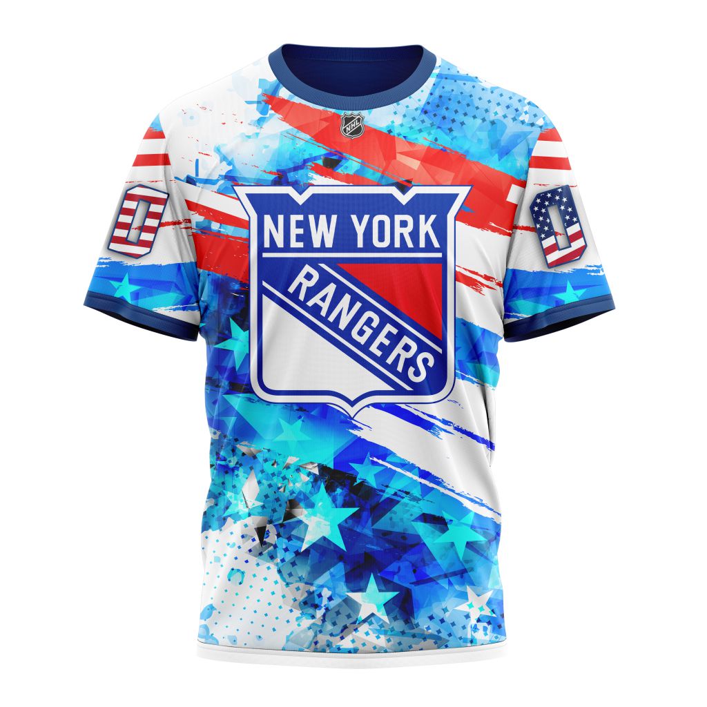 New York Rangers Special Concept For Independence Day Personalized Name And Number T-Shirt Oregontrailrvpk Shirt