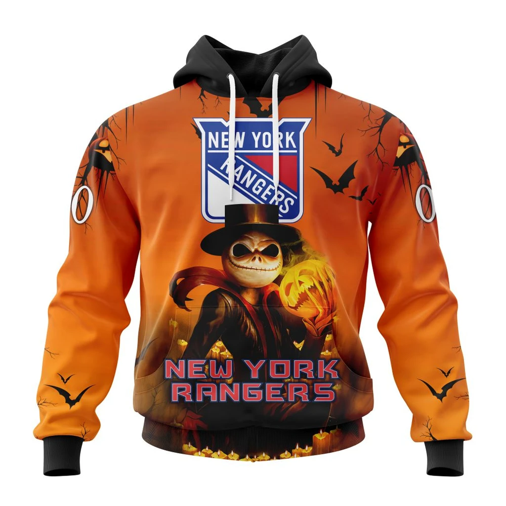 New York Rangers Special Halloween Concepts All Over Print Hoodie Style 37147