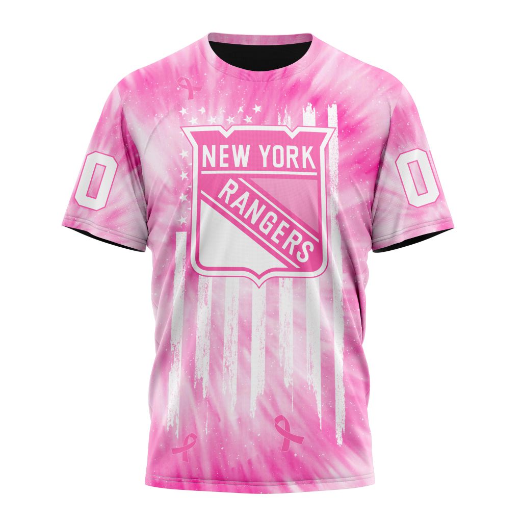 New York Rangers Special Pink Tie-Dye Personalized Name And Number T-Shirt Oregontrailrvpk Shirt