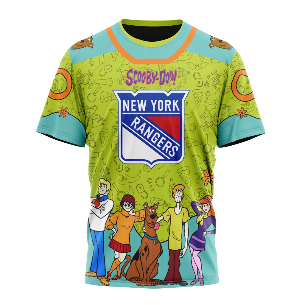New York Rangers Special Scooby Doo Design 01 Personalized Name And Number T-Shirt Oregontrailrvpk Shirt