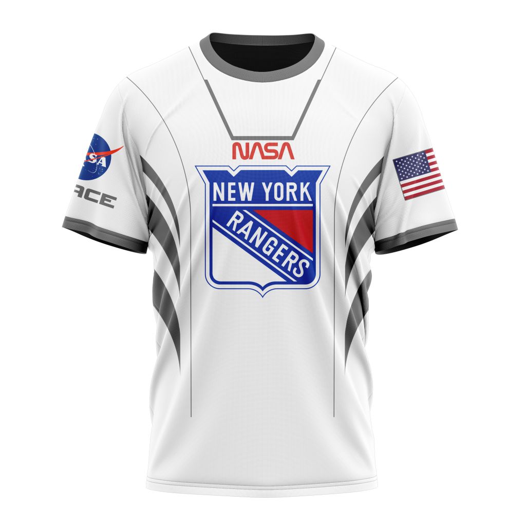 New York Rangers Special Space Force NASA Astronaut Design Personalized Name And Number T-Shirt Oregontrailrvpk Shirt