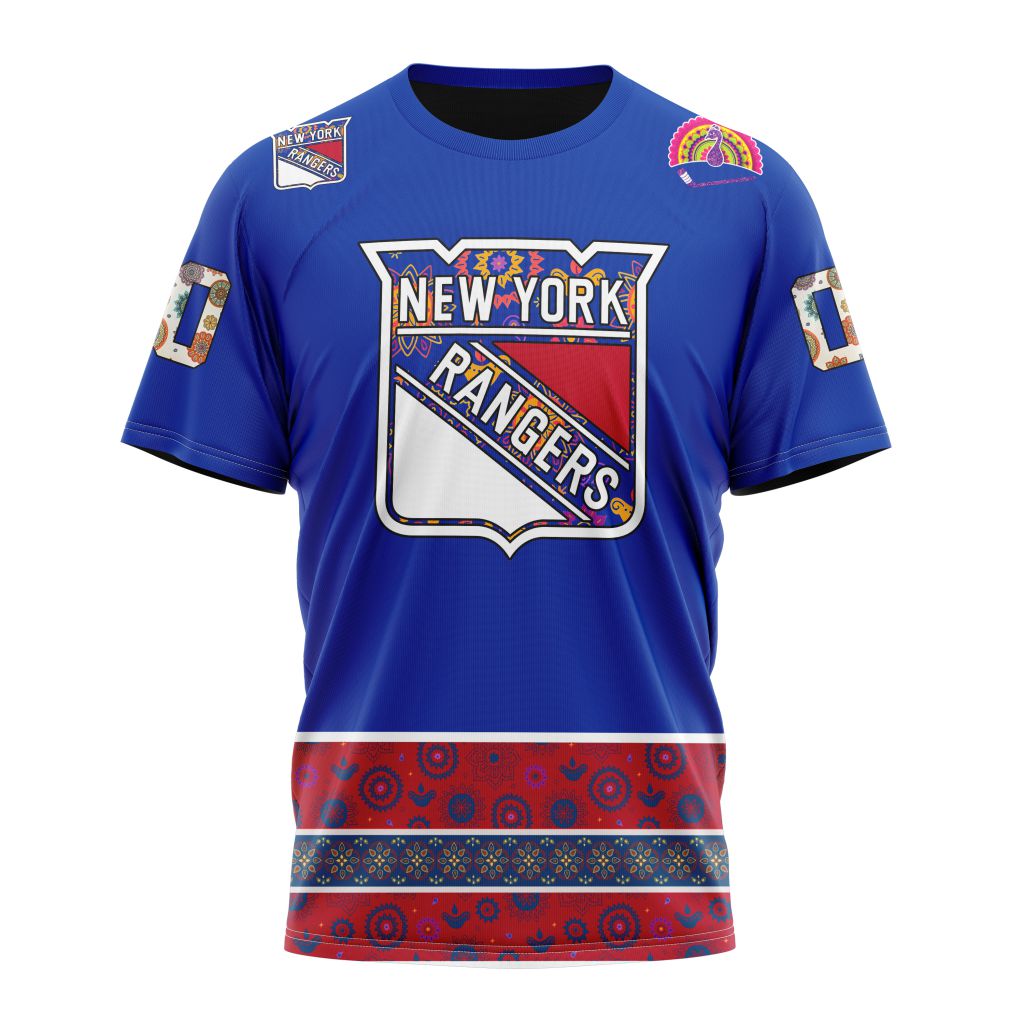 New York Rangers Specialized Jersey Hockey For All Diwali Festival Personalized Name And Number T-Shirt Oregontrailrvpk Shirt