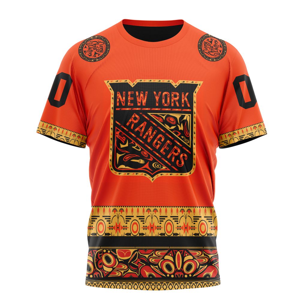 New York Rangers Specialized National Day For Truth And Reconciliation Personalized Name And Number T-Shirt Oregontrailrvpk Shirt
