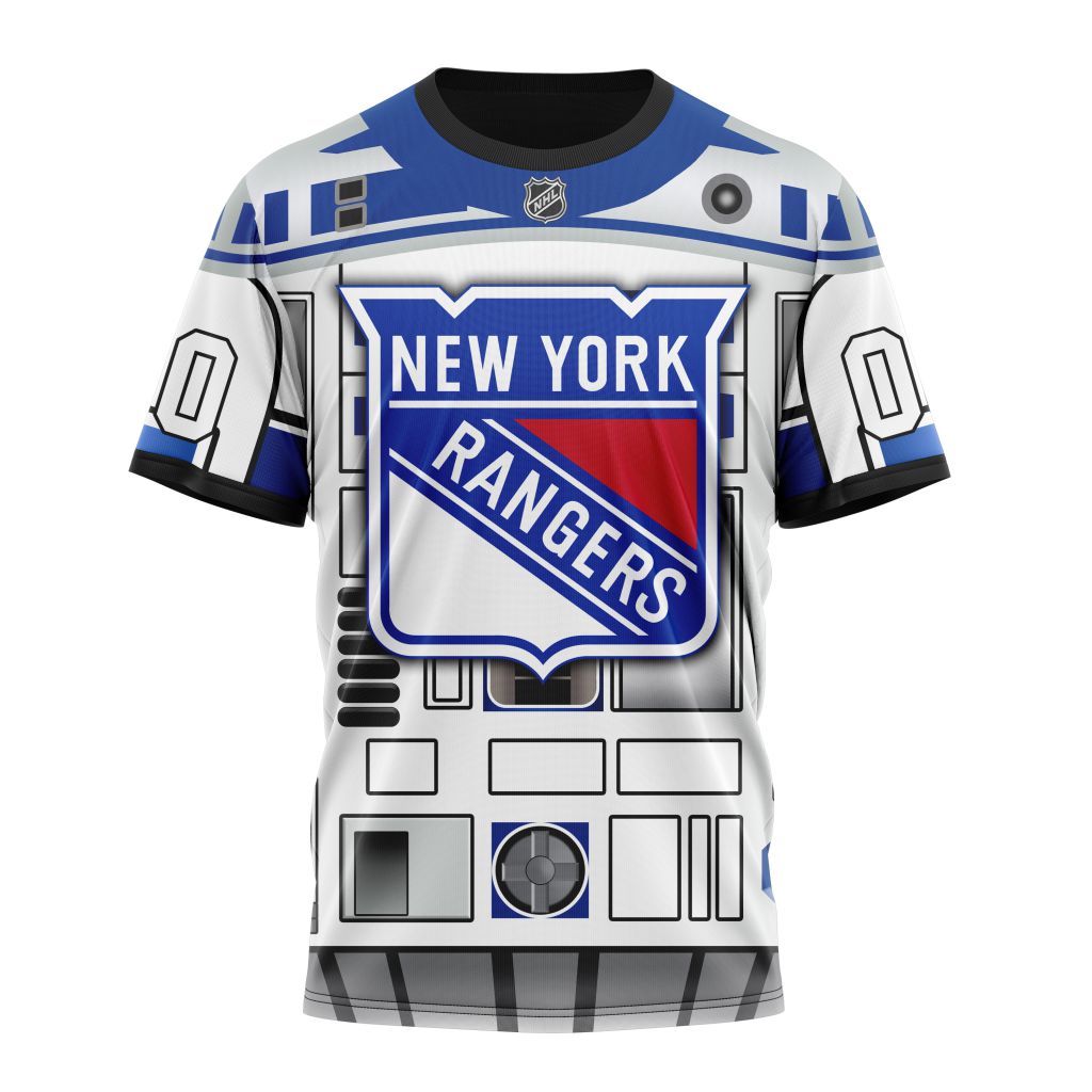 New York Rangers Specialized Star Wars May The 4th Be With You Personalized Name And Number T-Shirt Oregontrailrvpk Shirt