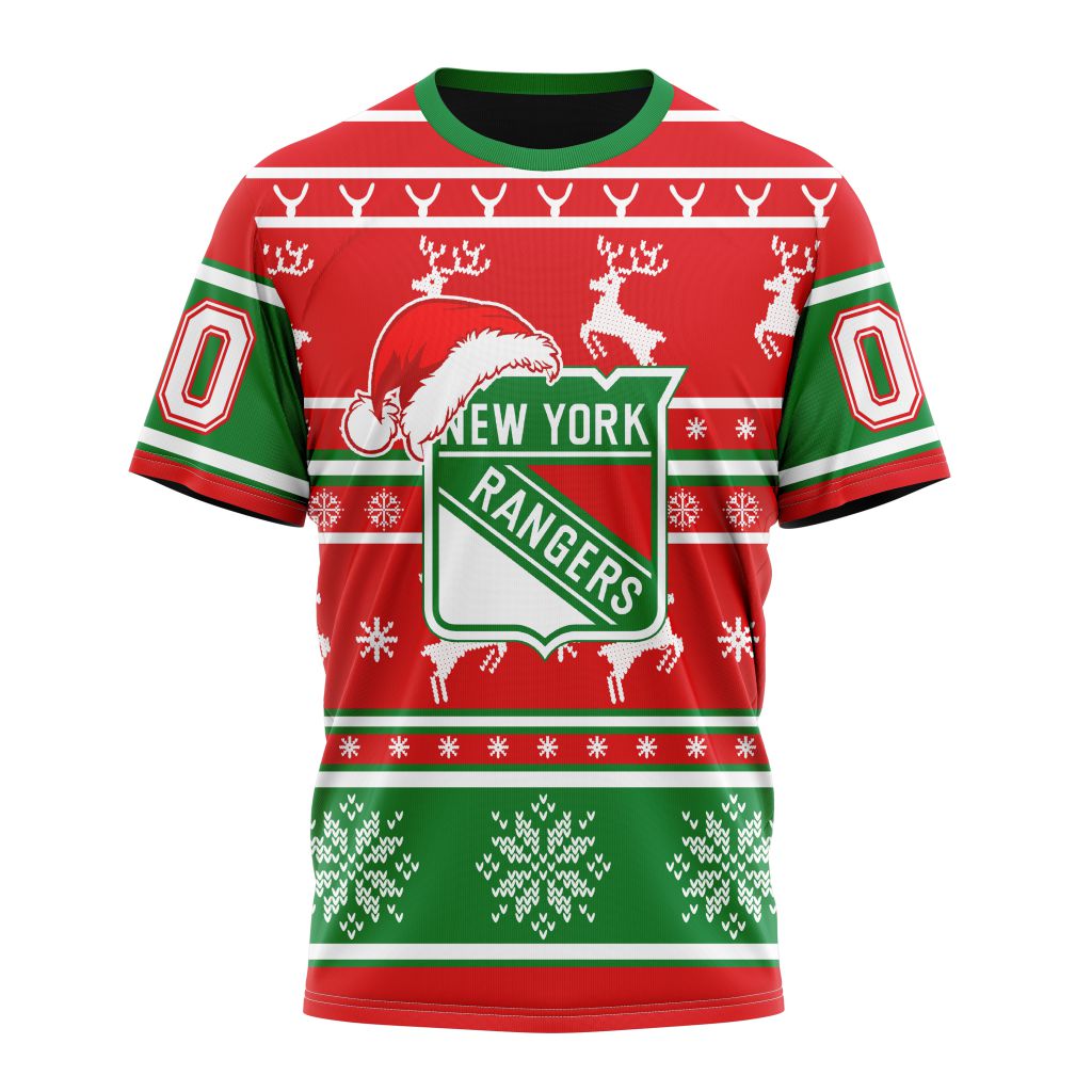 New York Rangers Specialized Unisex Christmas Is Coming Personalized Name And Number T-Shirt Oregontrailrvpk Shirt
