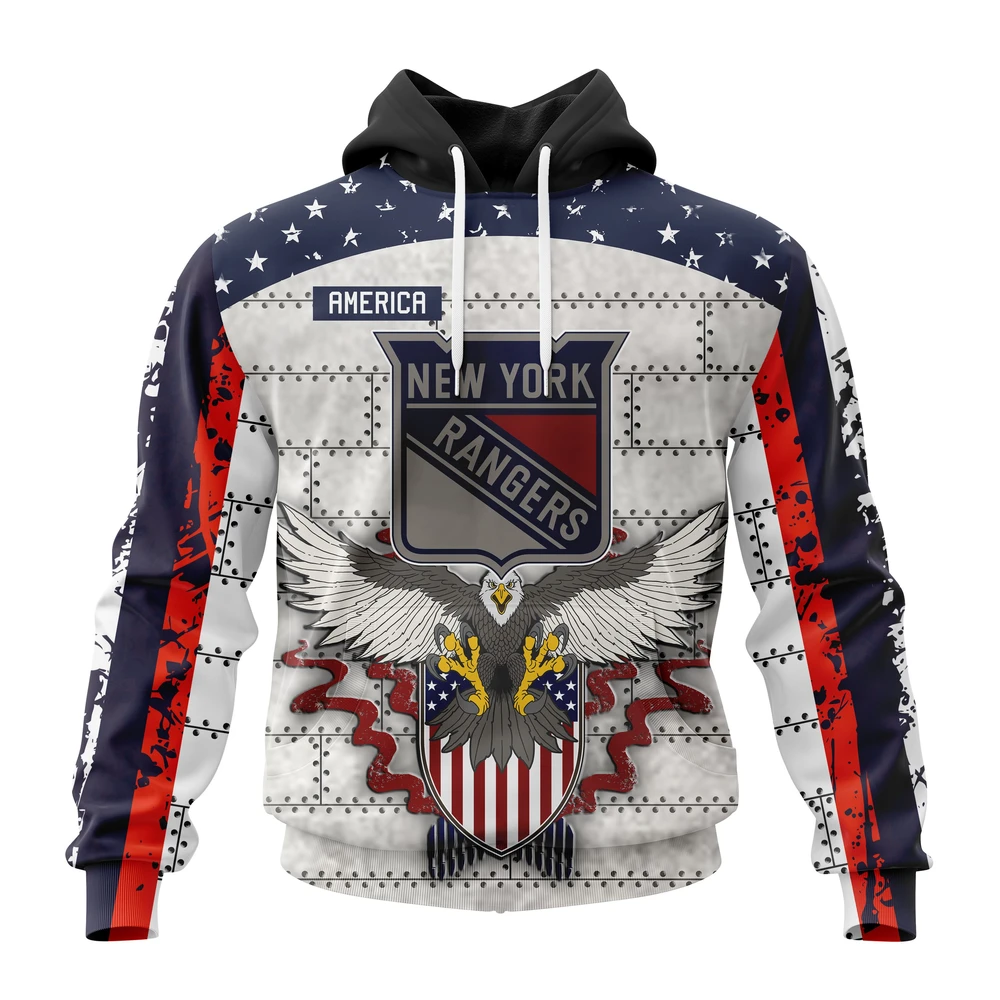 New York Rangers Specialized Unisex In Us Concepts All Over Print Hoodie Style 29573