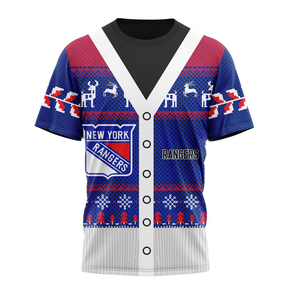 New York Rangers Specialized Unisex Sweater For Chrismas Season Personalized Name And Number T-Shirt Oregontrailrvpk Shirt