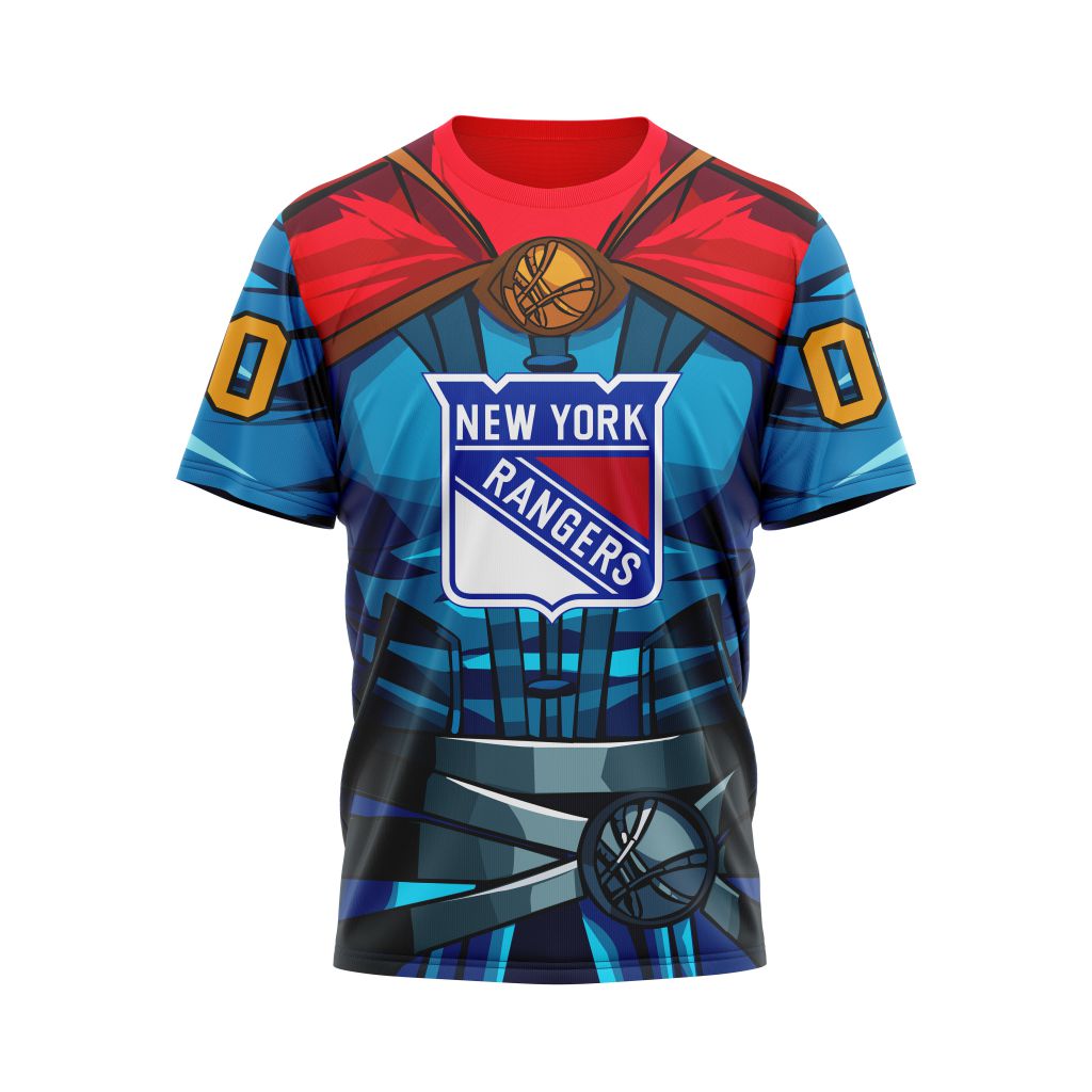 New York Rangers X Doctor Strange Specialized Design For Father Day Personalized Name And Number T-Shirt Oregontrailrvpk Shirt