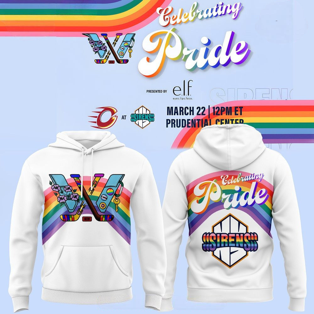 New York Sirens Celebrating Pride 2025 Hoodie Pride Month Gifts