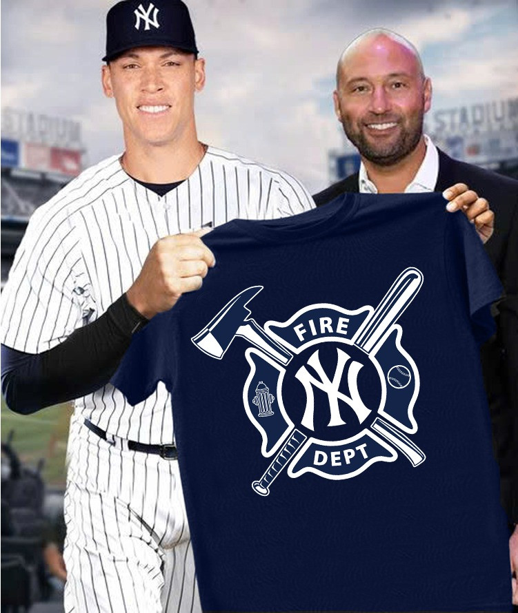 New York Yankees Firefighters Fire Dept T-Shirt Honor Fireman Gifts For Yankees Fans Oregontrailrvpk Shirt
