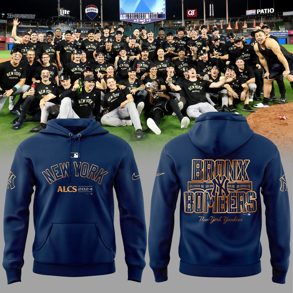 New York Yankees NLCS POUND Bronx Bomber NCAA Hoodie Gifts For Basketball Fan