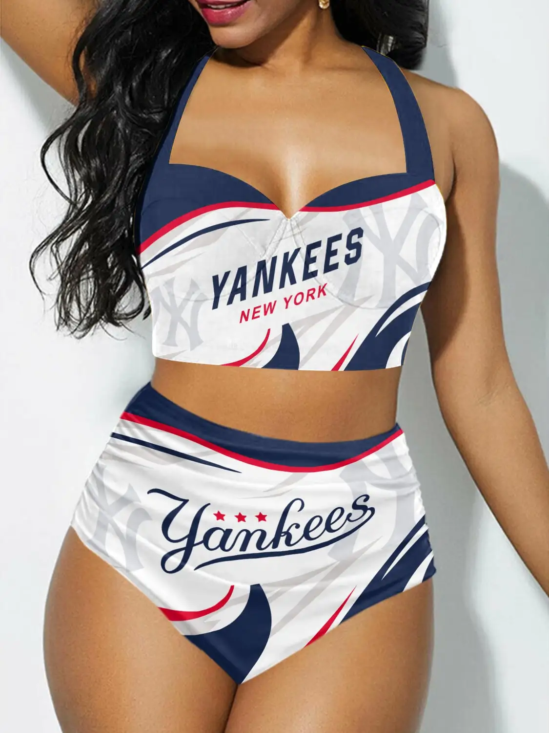 New York Yankees Sexy Print Bikini Swimsuit St2037