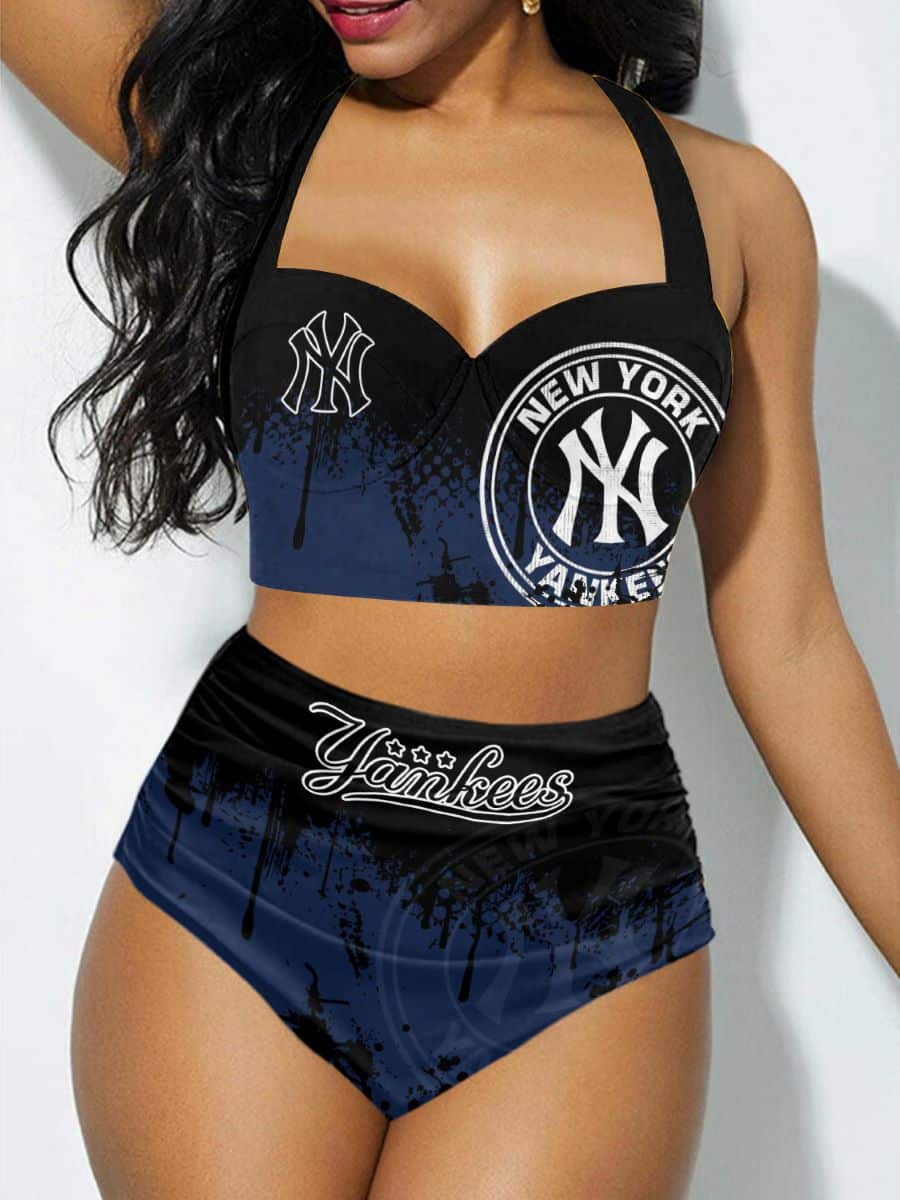 New York Yankees Sexy Print Bikini Swimsuit St4861