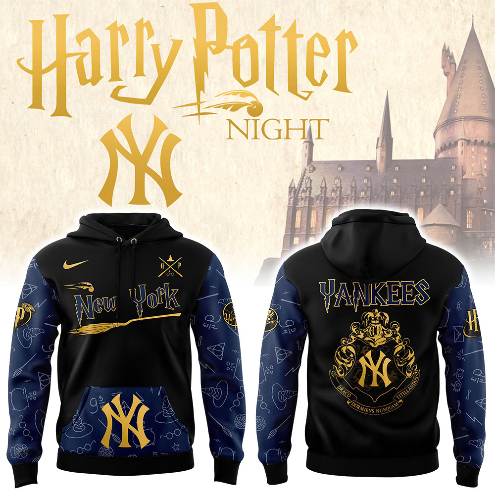 New York Yankees x Harry Potter Night Heritage Hoodie Cool Baseball Gifts