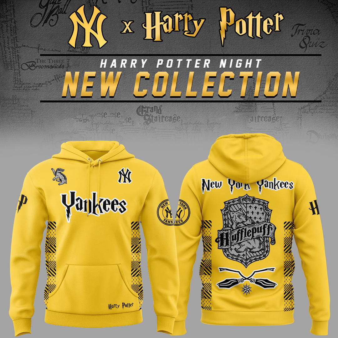 New York Yankees x Harry Potter Night Hufflepuff House Hoodie Unique Baseball Gifts